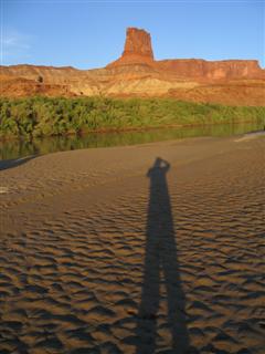 Evening Light on Green River near Tent Bottom